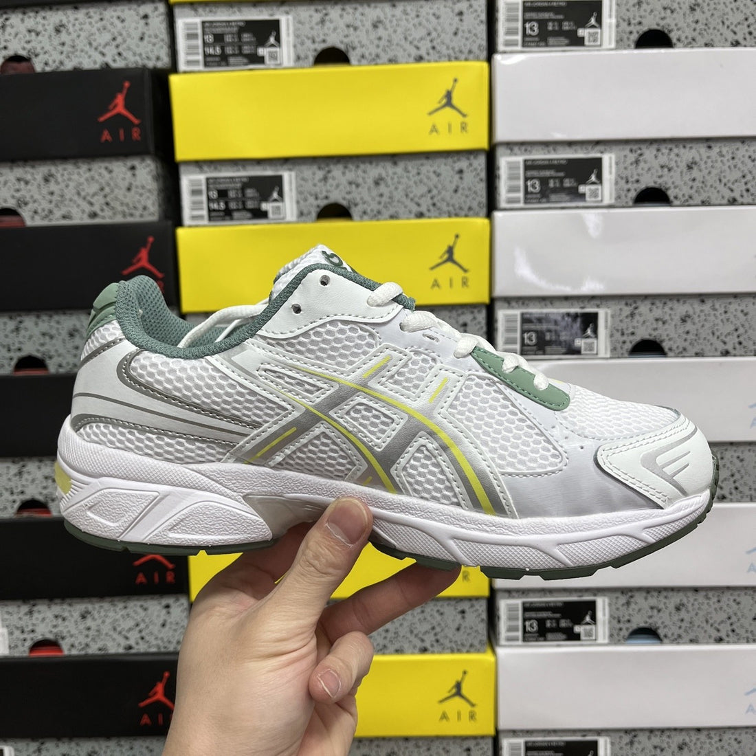 ASICS Gel-1130 White Yellow Green