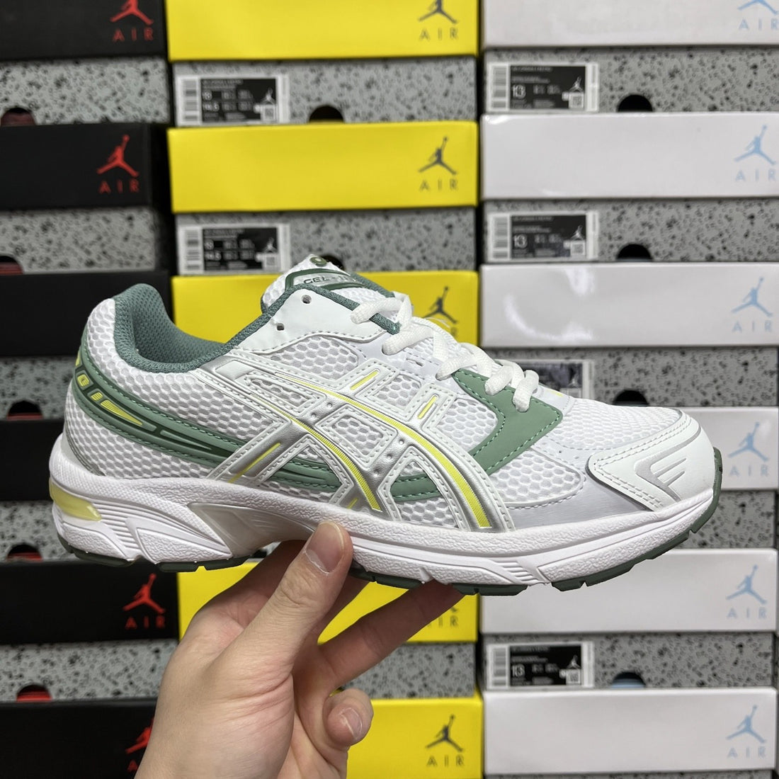 ASICS Gel-1130 White Yellow Green