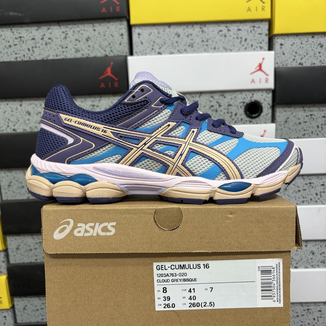 ASICS Gel-Cumulus 16 Cloud Grey Bisque