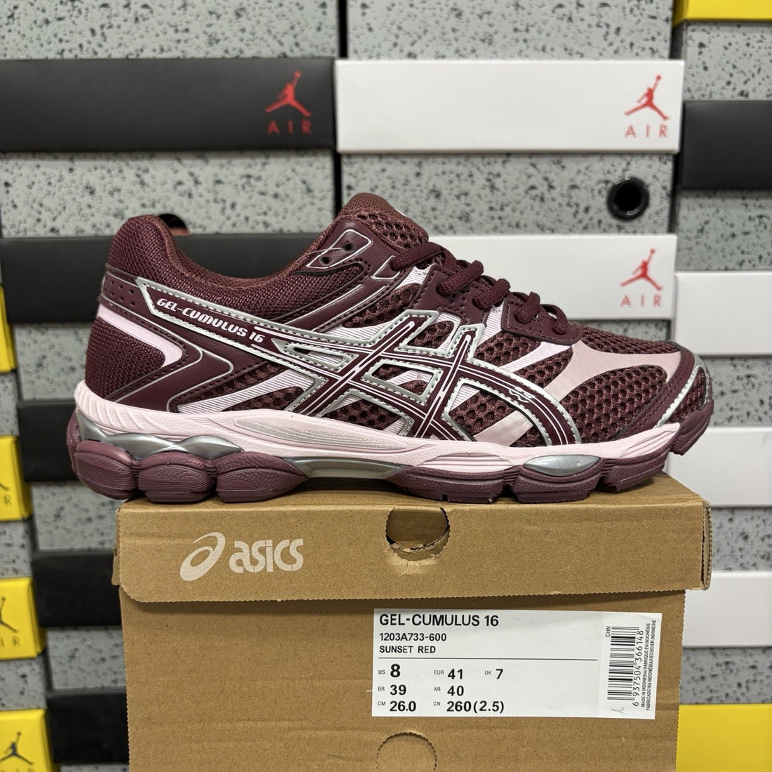 ASICS Gel-Cumulus 16 Sunset Red