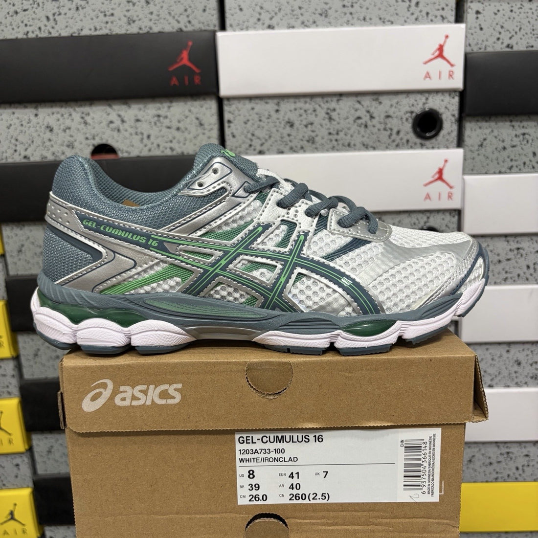 ASICS Gel-Cumulus 16 White Ironclad