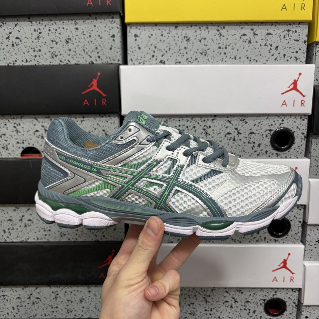 ASICS Gel-Cumulus 16 White Ironclad