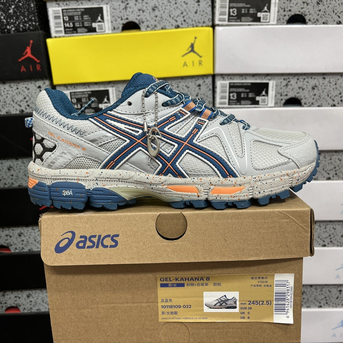 ASICS Gel-Kahana 8 Cream Teal Orange