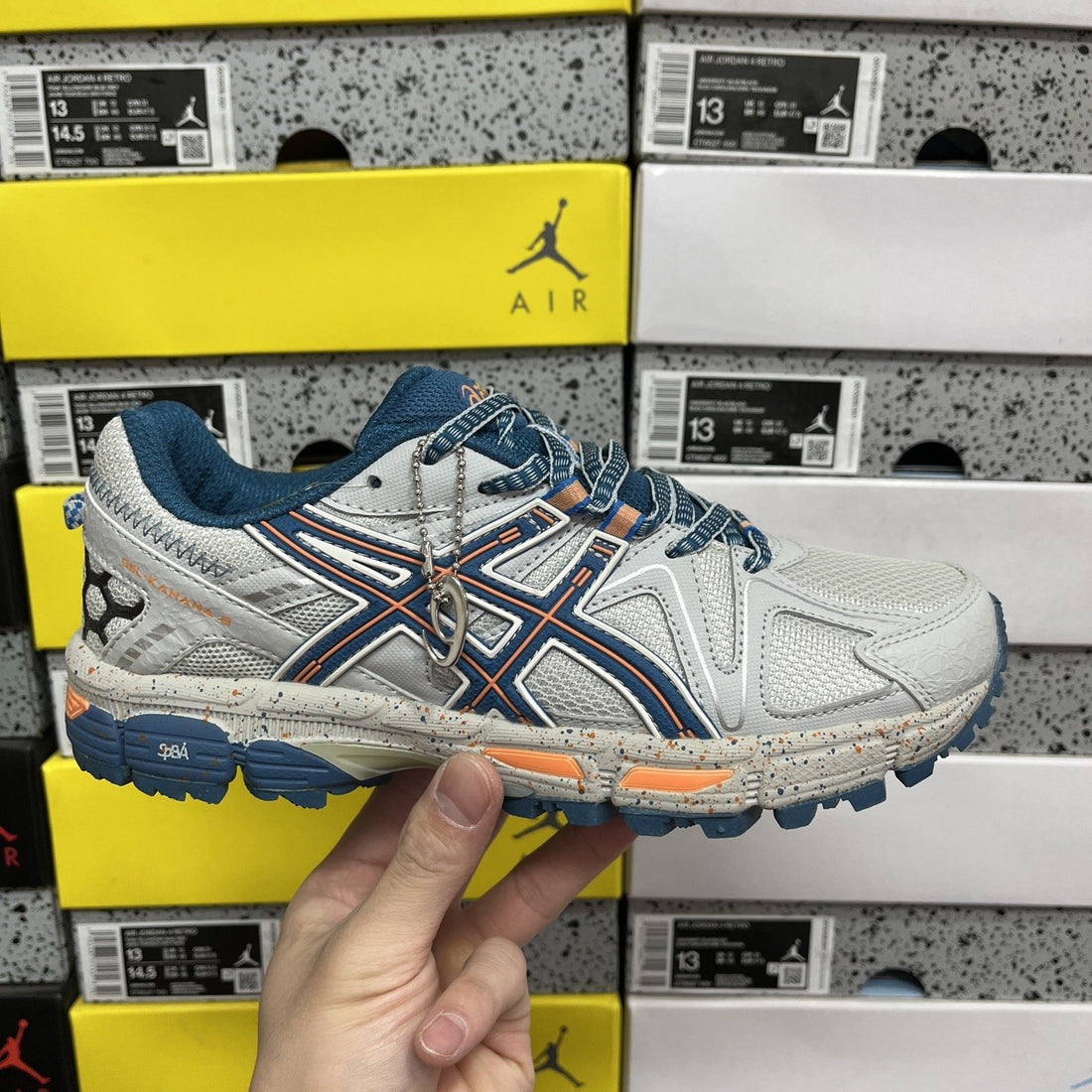 ASICS Gel-Kahana 8 Cream Teal Orange