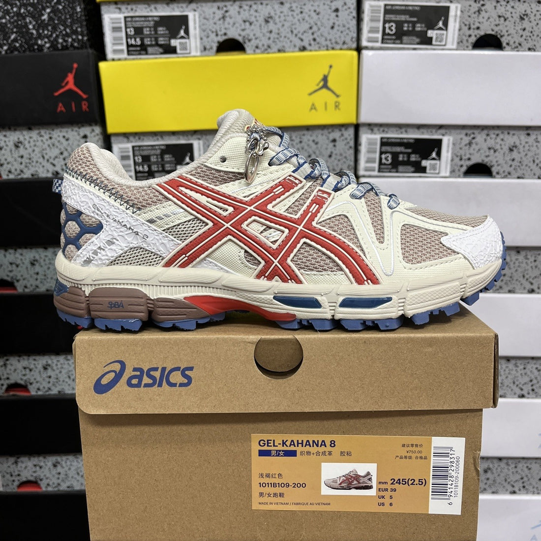 ASICS Gel-Kahana 8 White Red