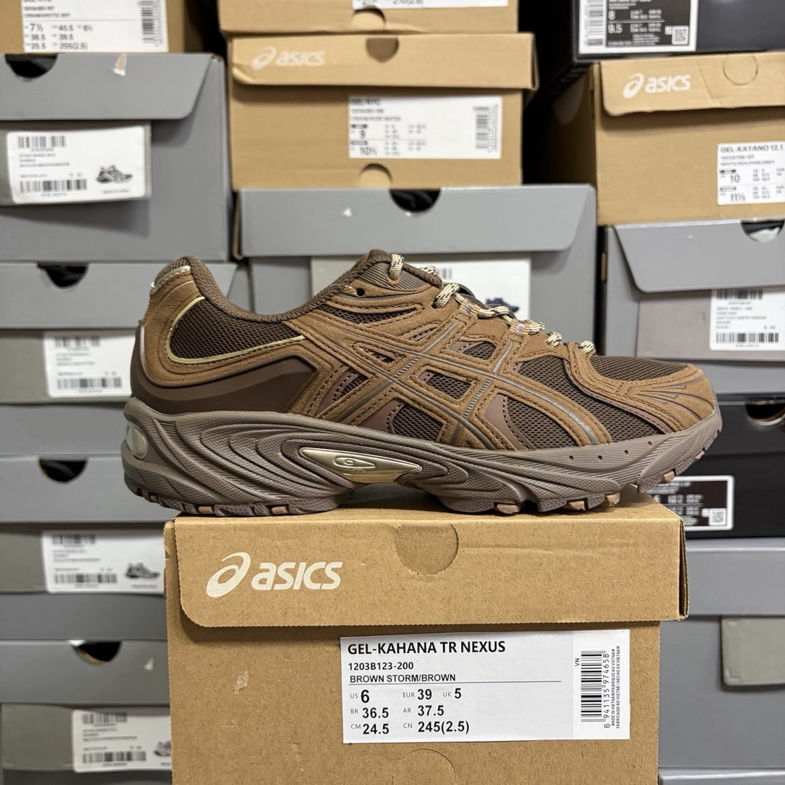 ASICS Gel-Kahana TR Nexus Brown Storm Brown