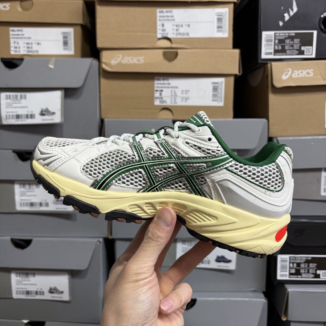 ASICS Gel-Kahana TR Nexus White Green