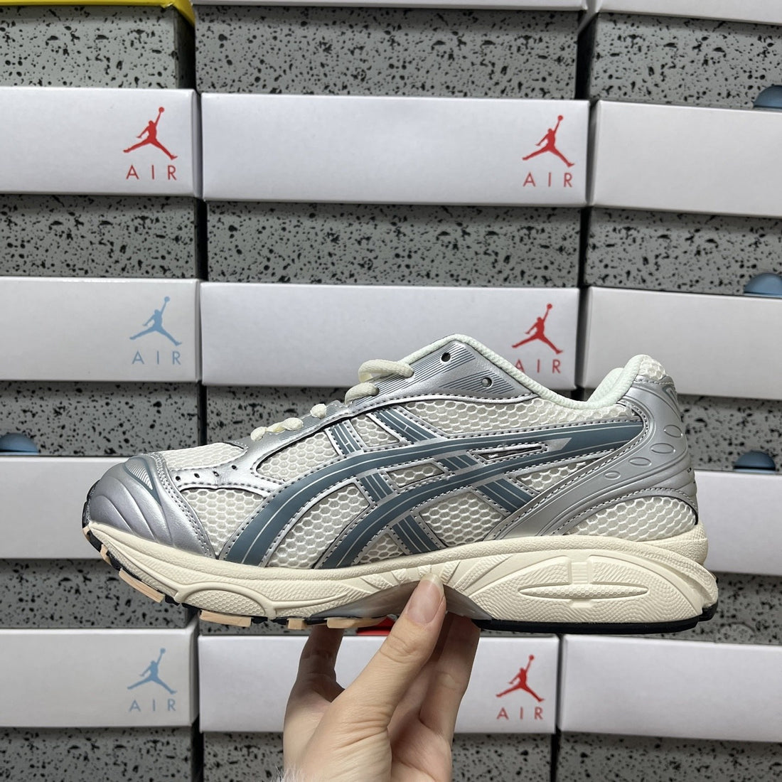 ASICS Gel-Kayano 14 Beige Silver Green