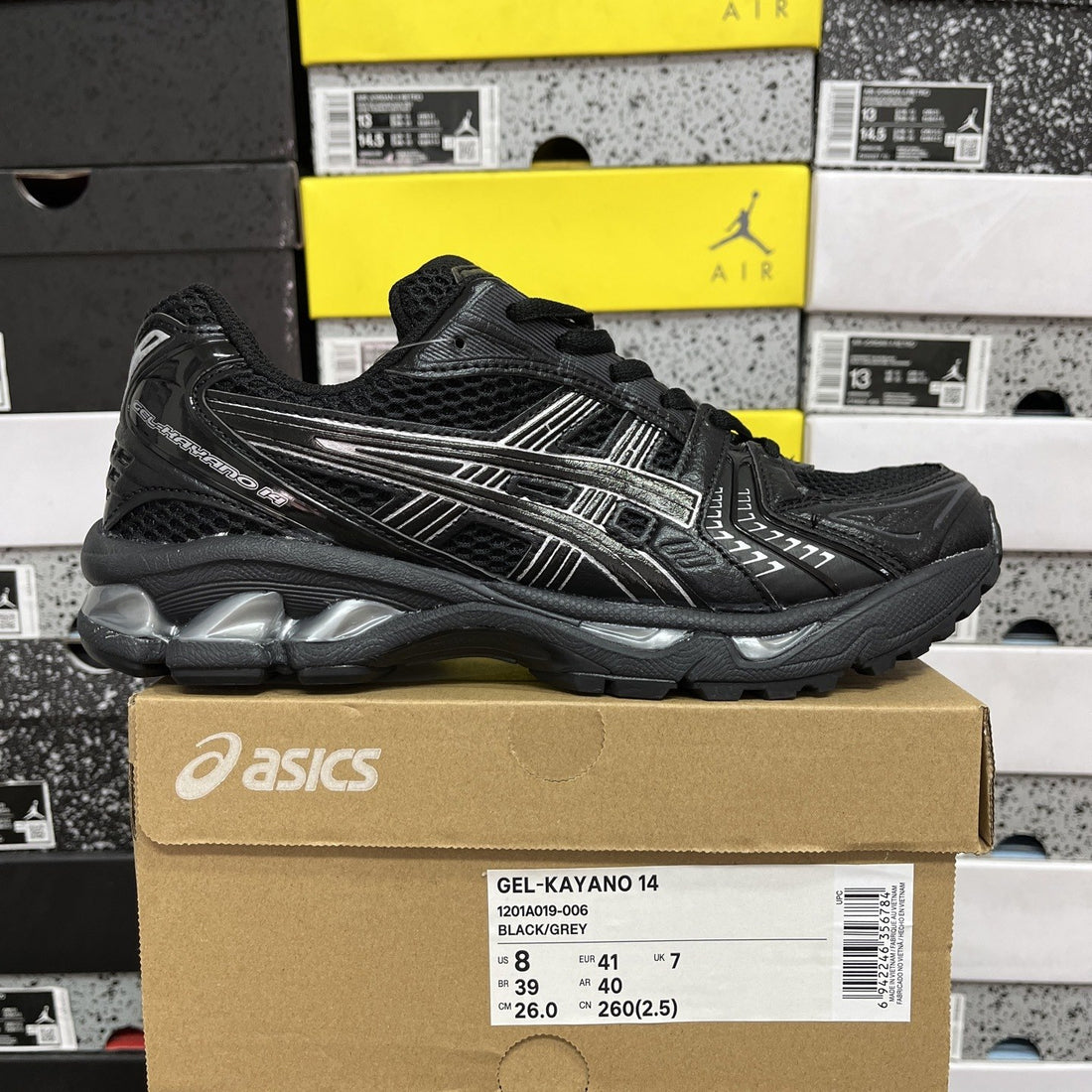 ASICS Gel-Kayano 14 Black Grey