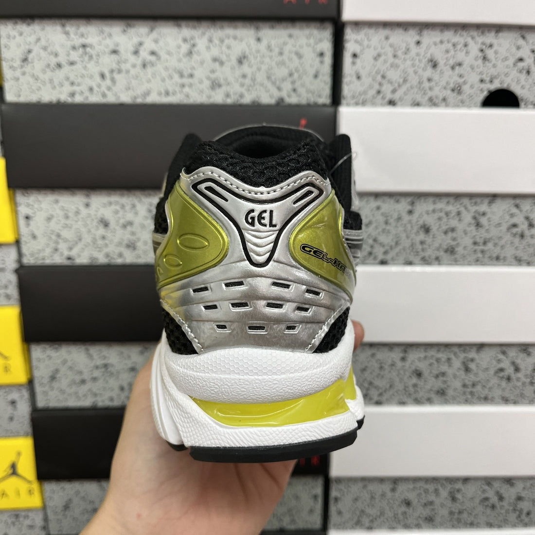 ASICS Gel-Kayano 14 Black Silver Yellow