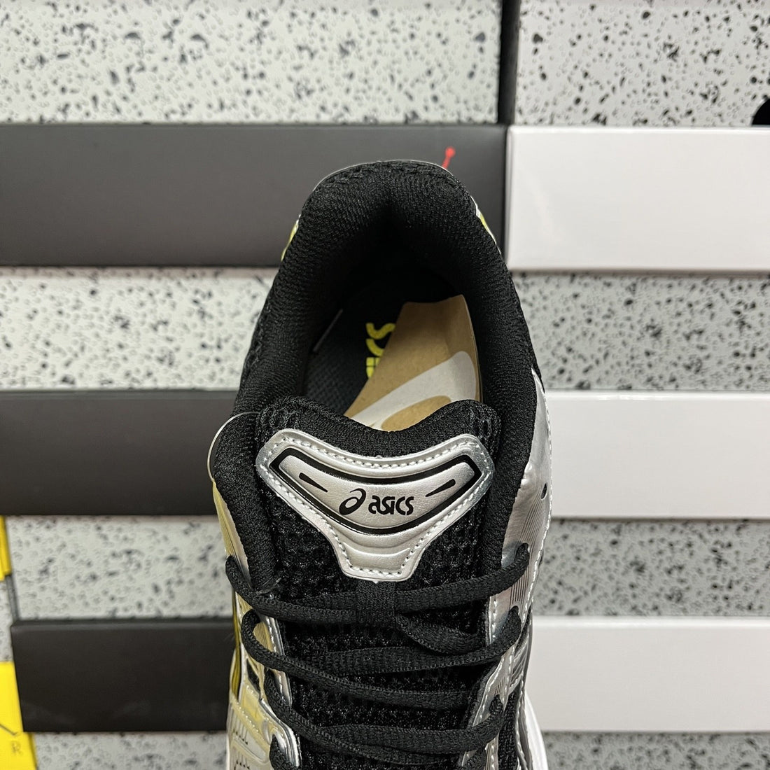 ASICS Gel-Kayano 14 Black Silver Yellow