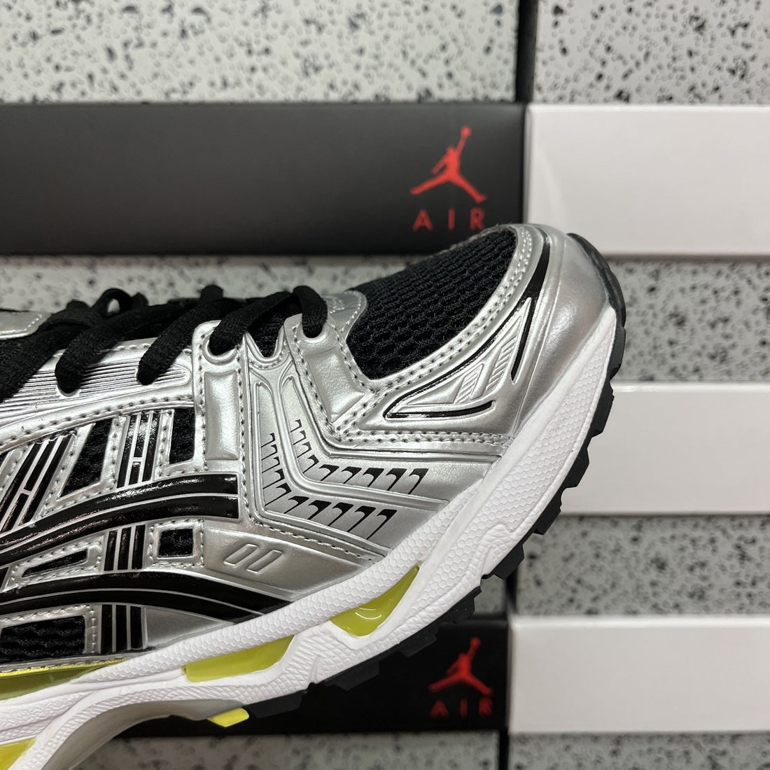 ASICS Gel-Kayano 14 Black Silver Yellow