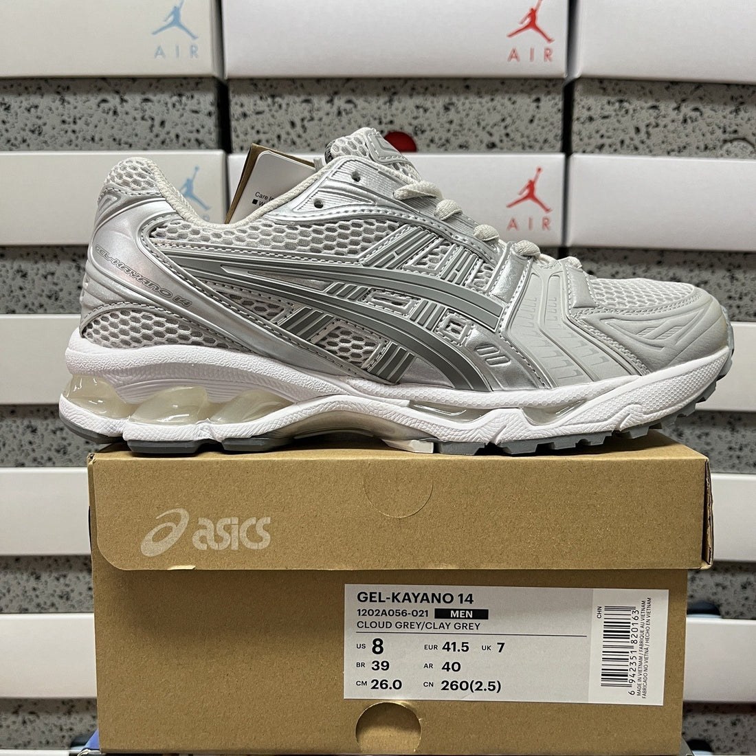 ASICS Gel-Kayano 14 Cloud Grey Clay Grey