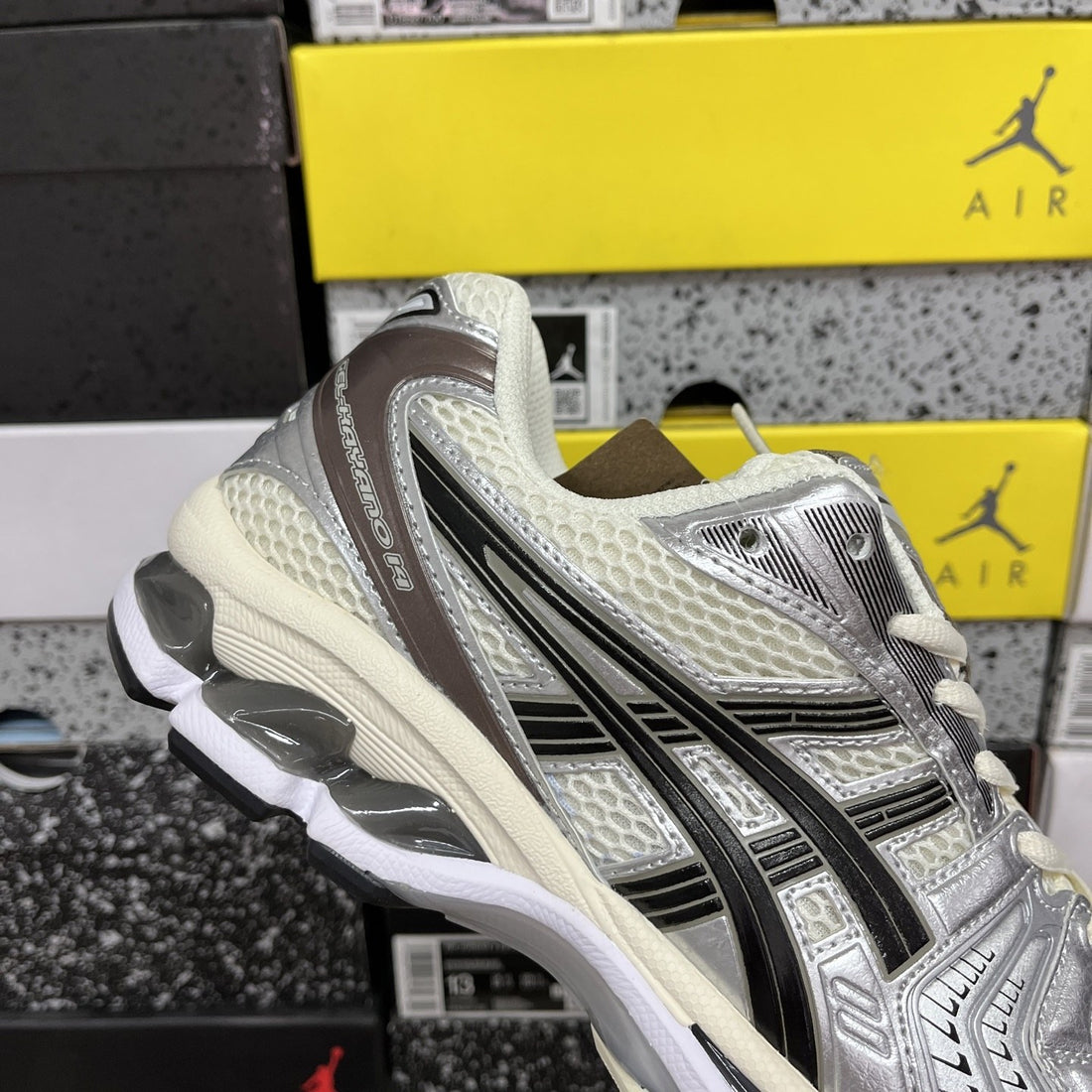 ASICS Gel-Kayano 14 Cream Black