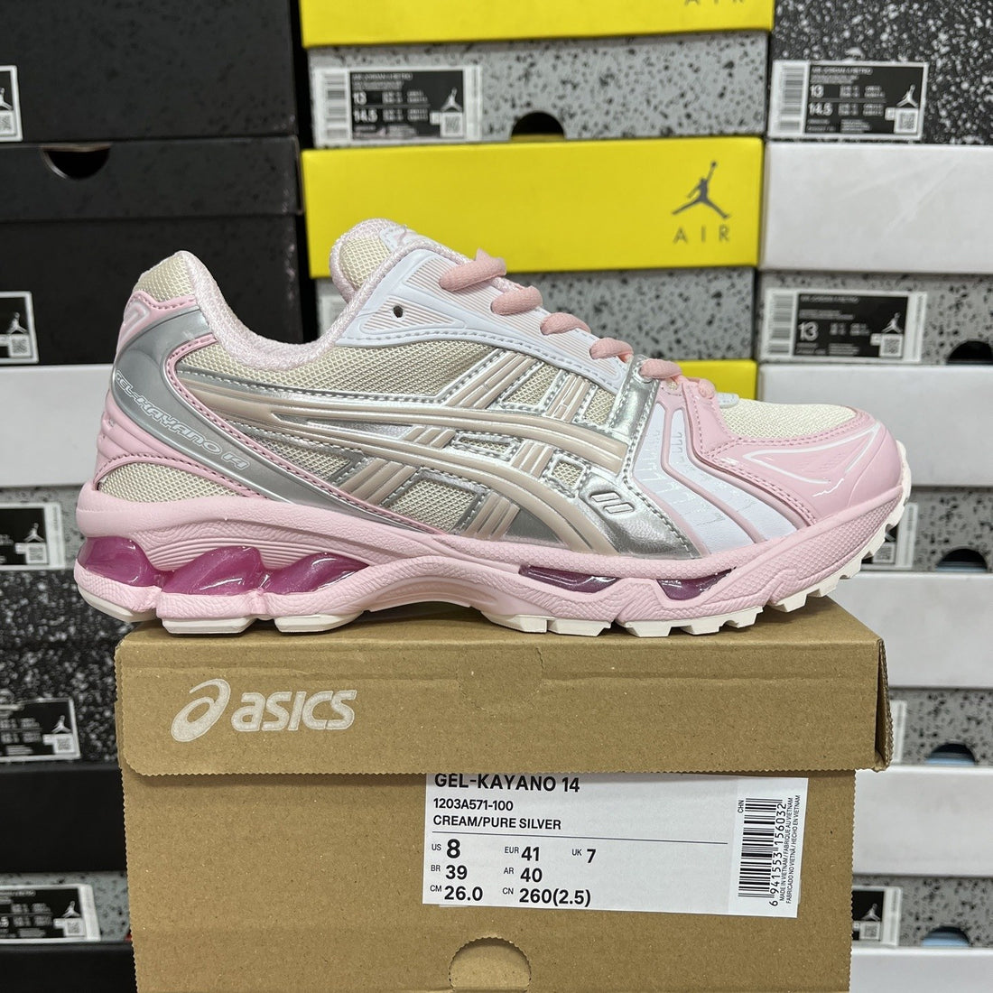 ASICS Gel-Kayano 14 Cream Pure Silver