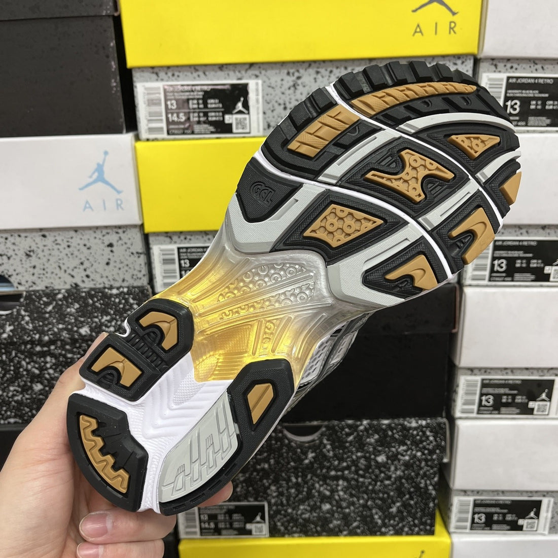 ASICS Gel-Kayano 14 Gold Silver Black