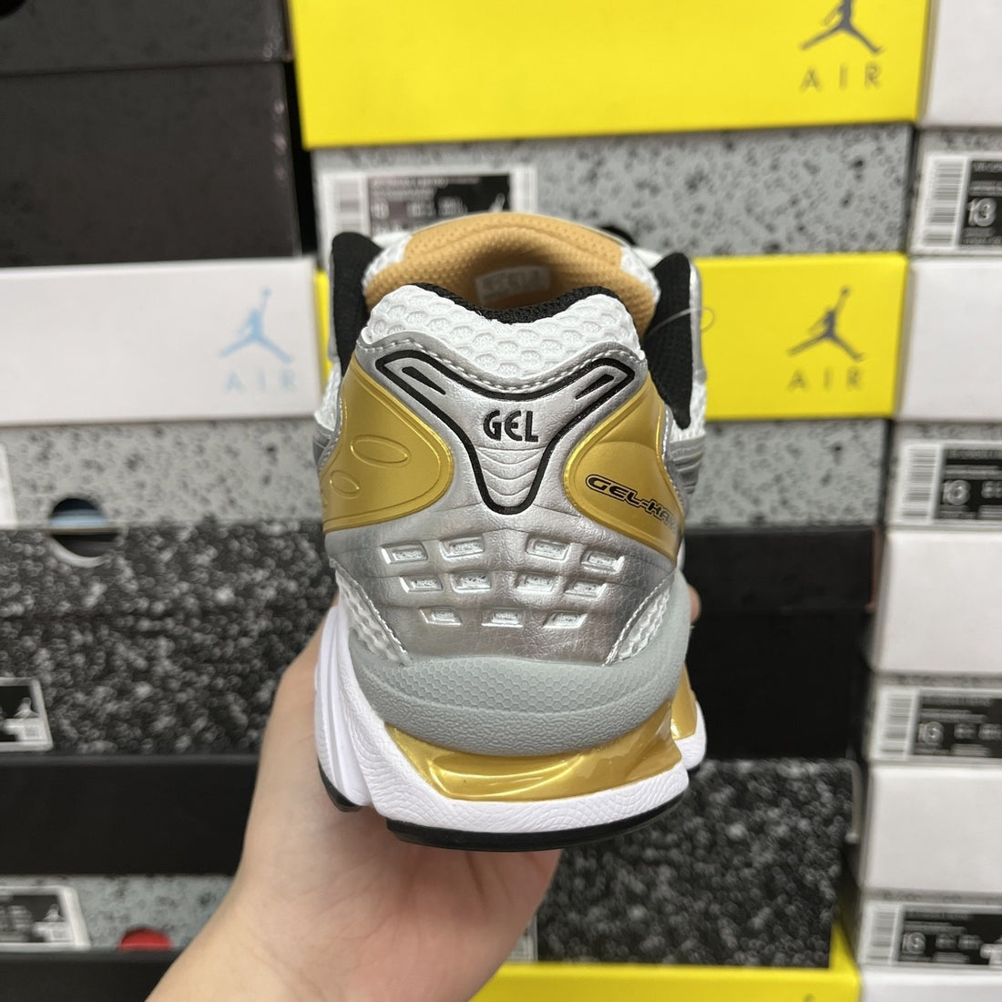 ASICS Gel-Kayano 14 Gold Silver Black