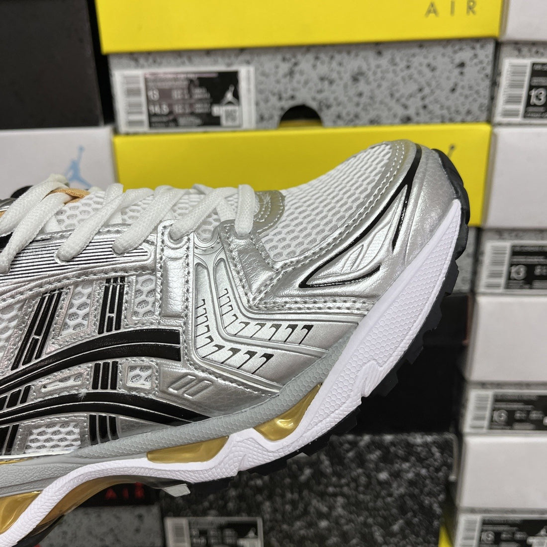 ASICS Gel-Kayano 14 Gold Silver Black