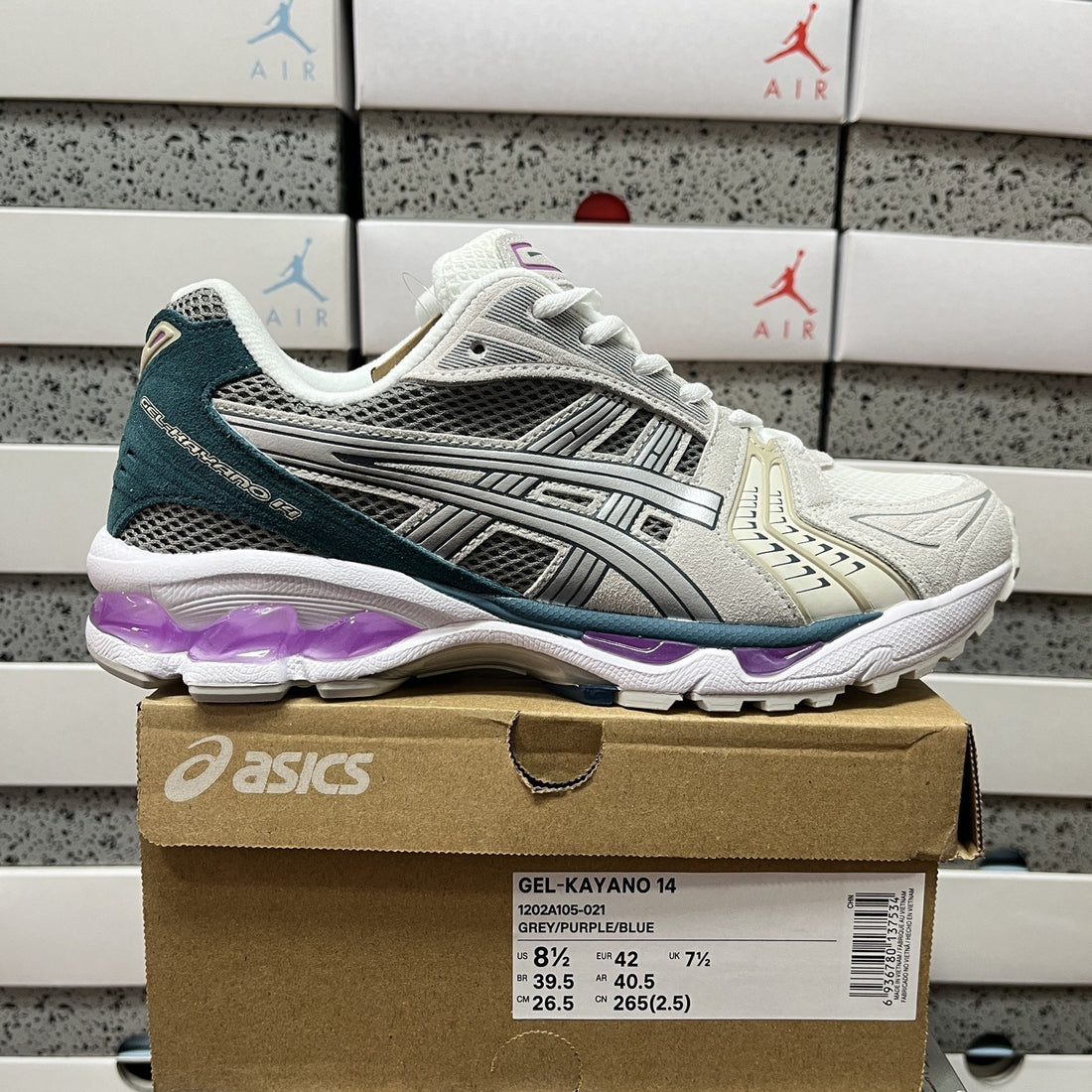 ASICS Gel-Kayano 14 Grey Purple Blue