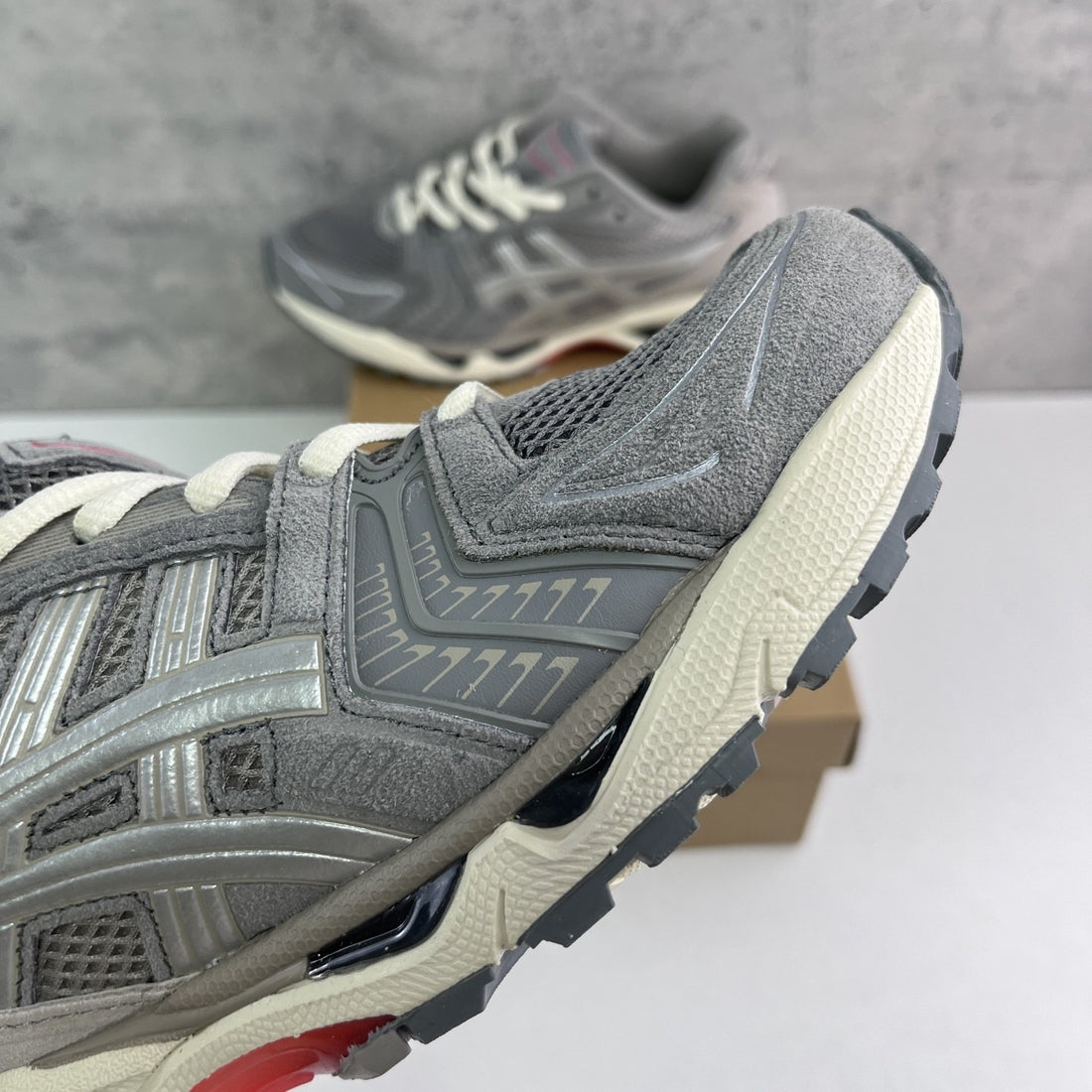ASICS Gel-Kayano 14 Grey Red