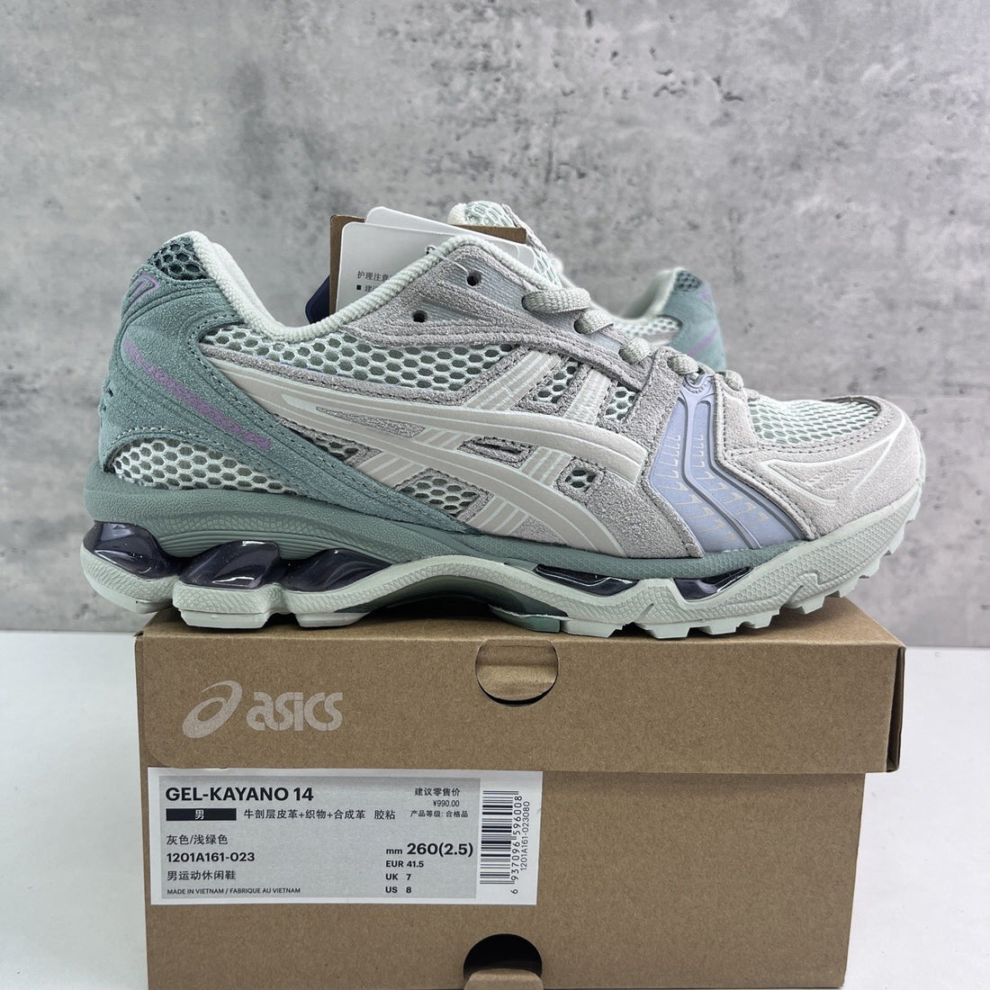 ASICS Gel-Kayano 14 Mint Grey