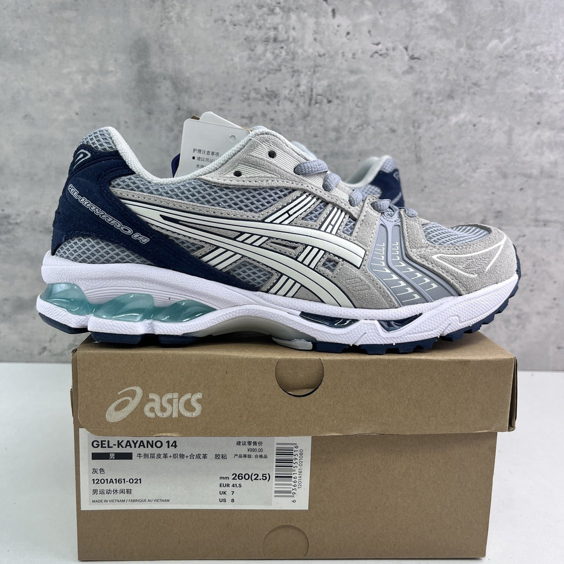 ASICS Gel-Kayano 14 Navy Grey