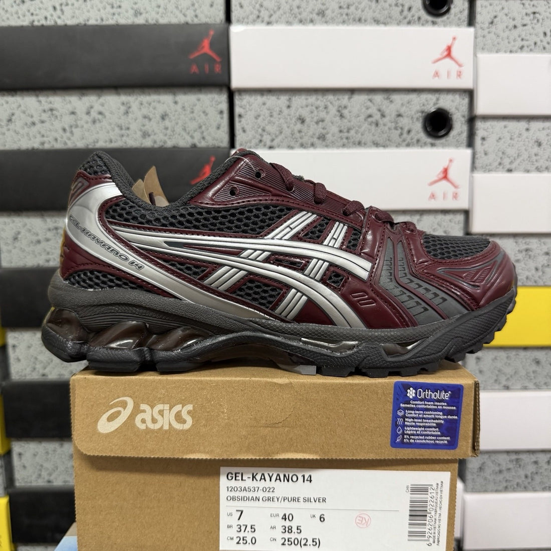 ASICS Gel-Kayano 14 Obsidian Grey Pure Silver