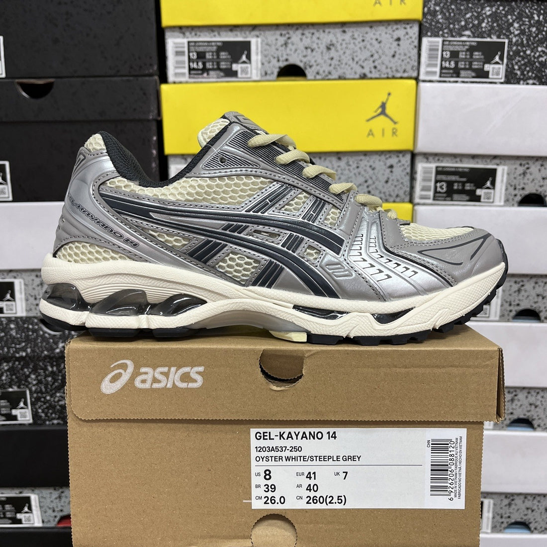 ASICS Gel-Kayano 14 Oyster White Steeple Grey