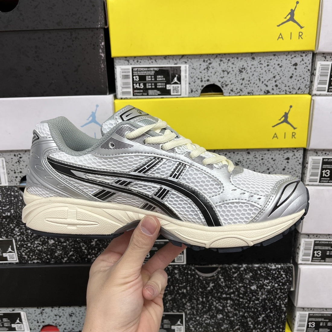 ASICS Gel-Kayano 14 Silver Black