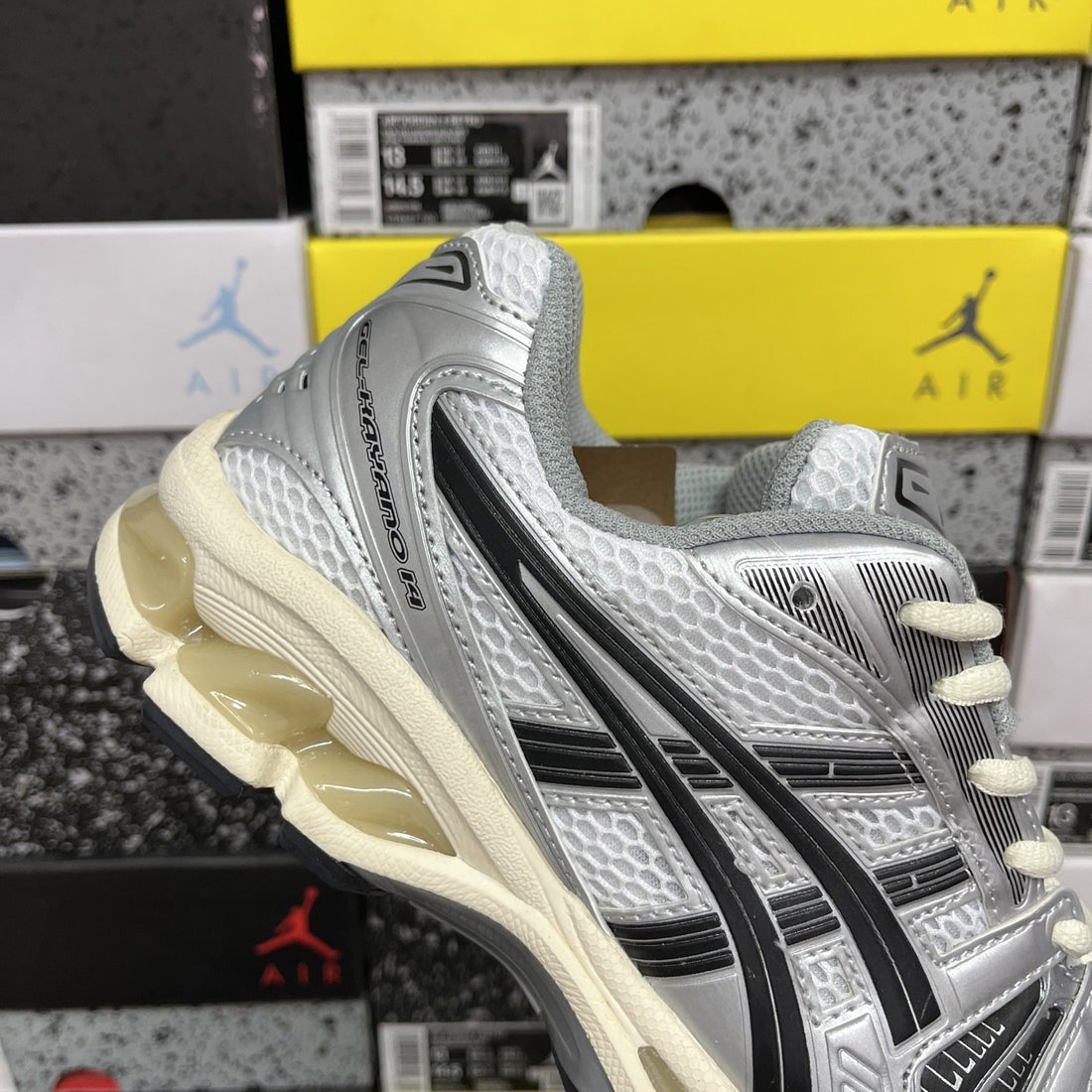 ASICS Gel-Kayano 14 Silver Black