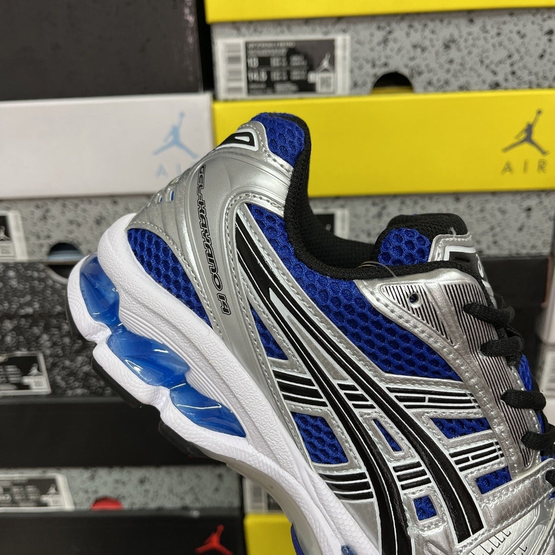 ASICS Gel-Kayano 14 Silver Blue Royal Blue