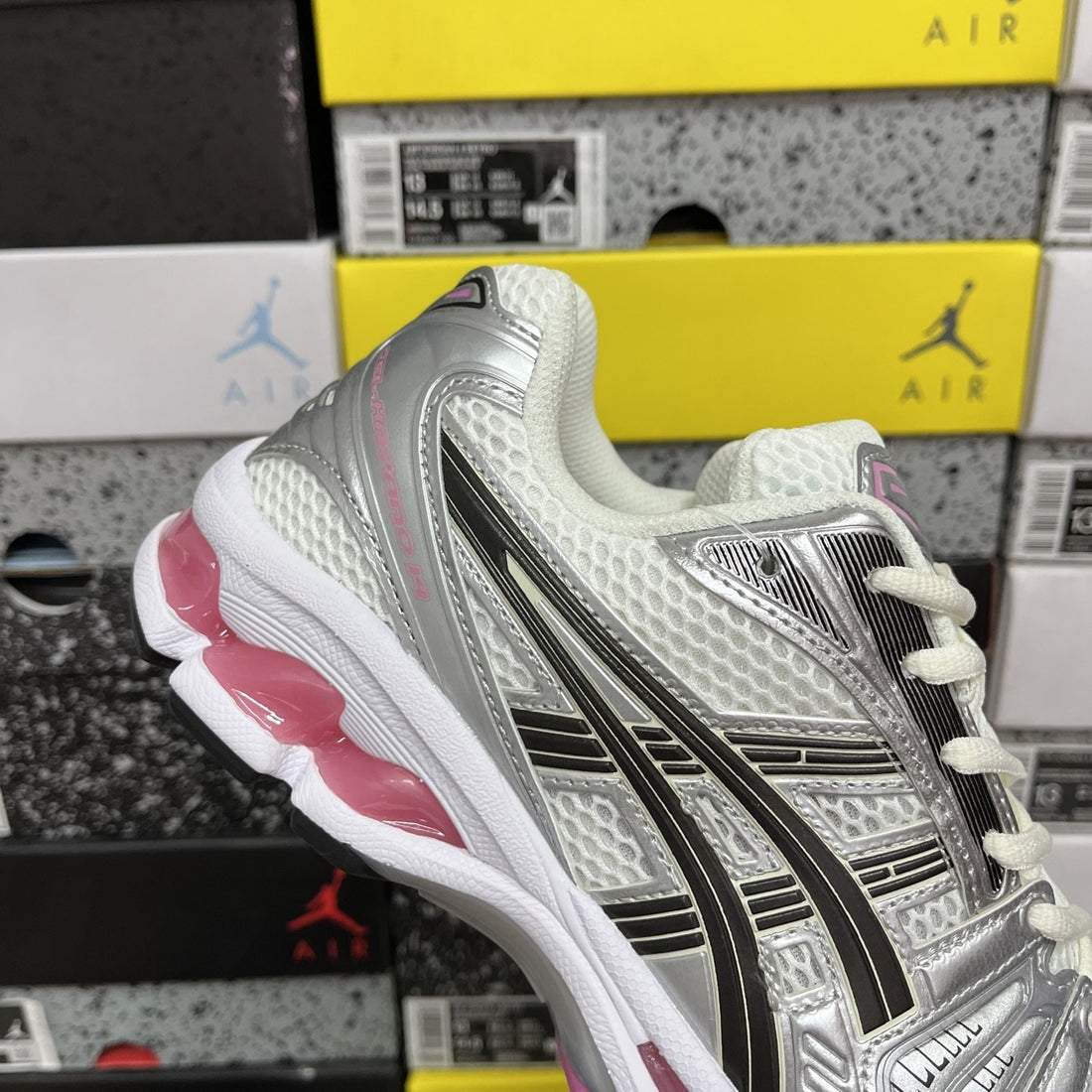 ASICS Gel-Kayano 14 Silver White Pink