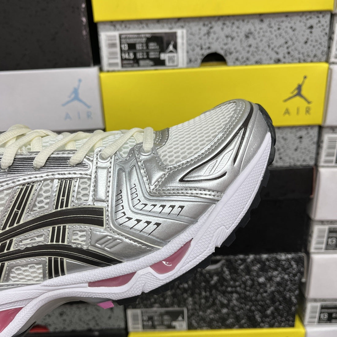 ASICS Gel-Kayano 14 Silver White Pink