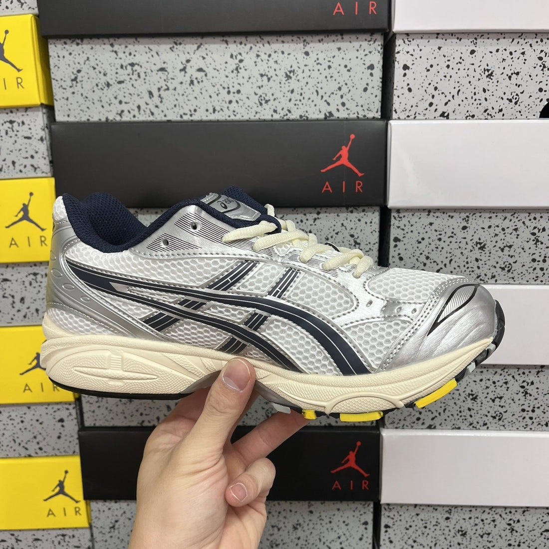 ASICS Gel-Kayano 14 White Black Blue