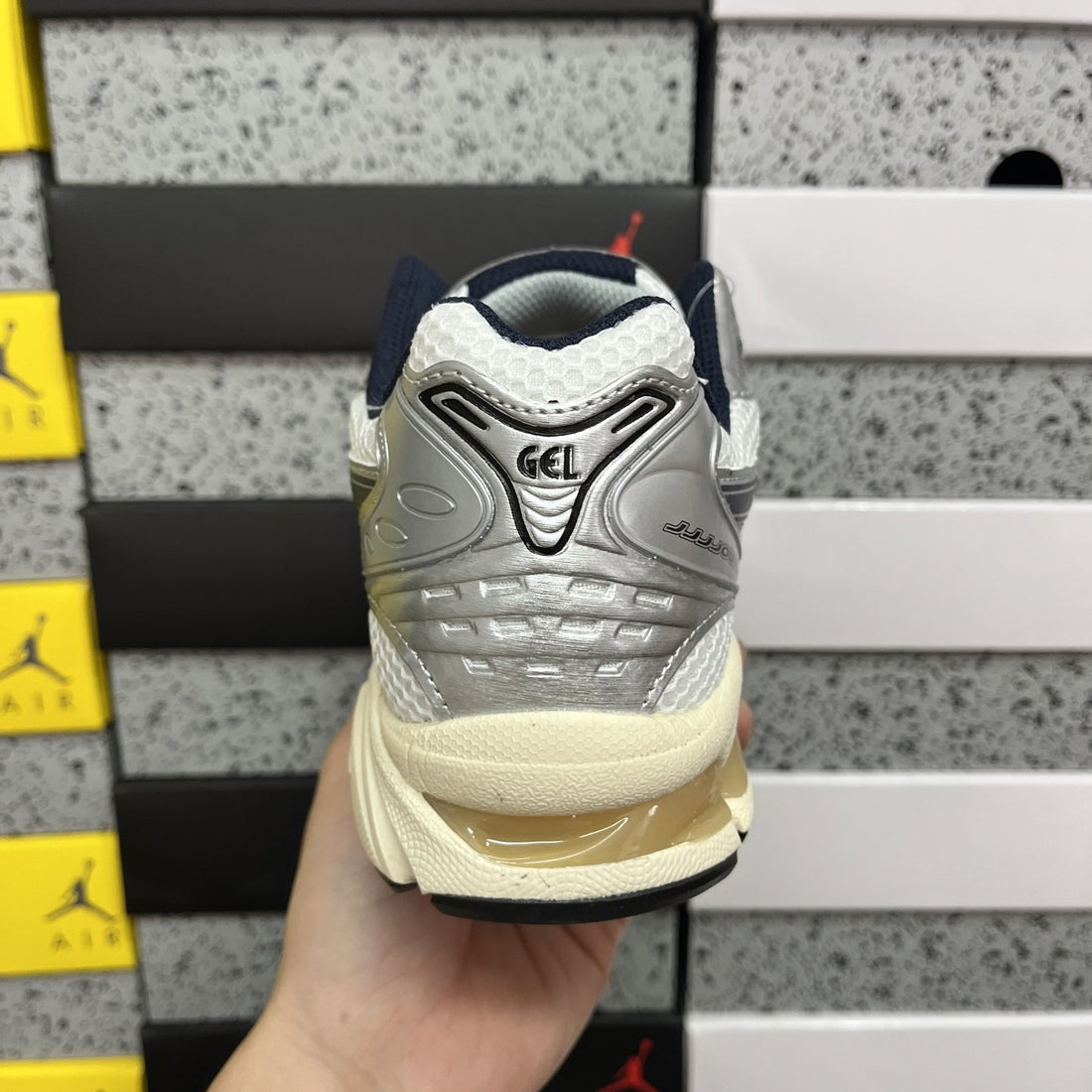 ASICS Gel-Kayano 14 White Black Blue