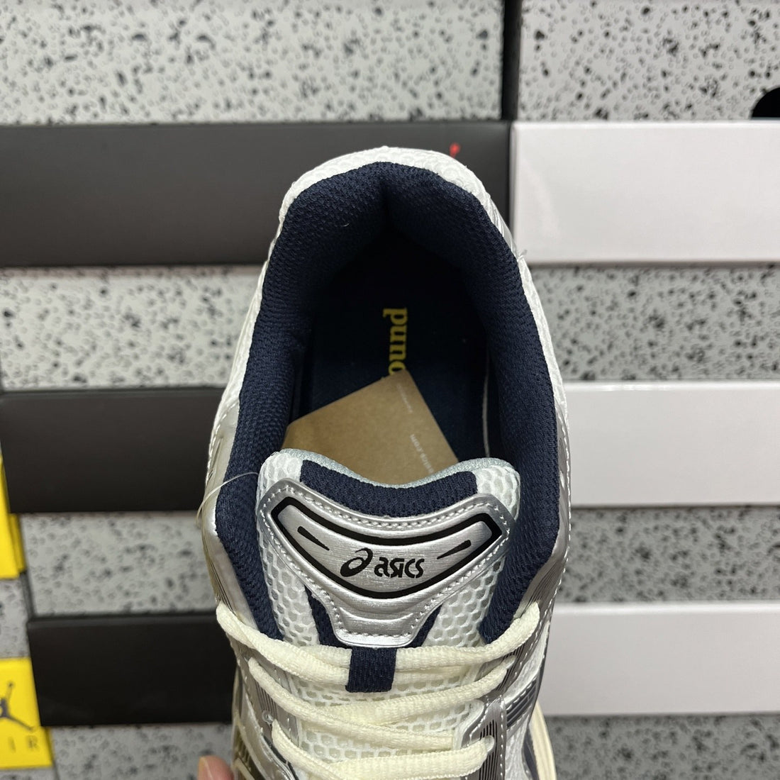 ASICS Gel-Kayano 14 White Black Blue