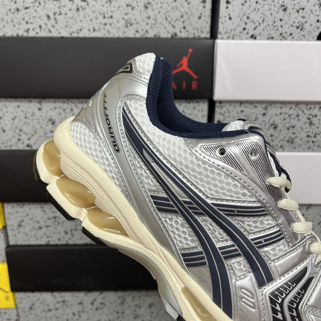 ASICS Gel-Kayano 14 White Black Blue