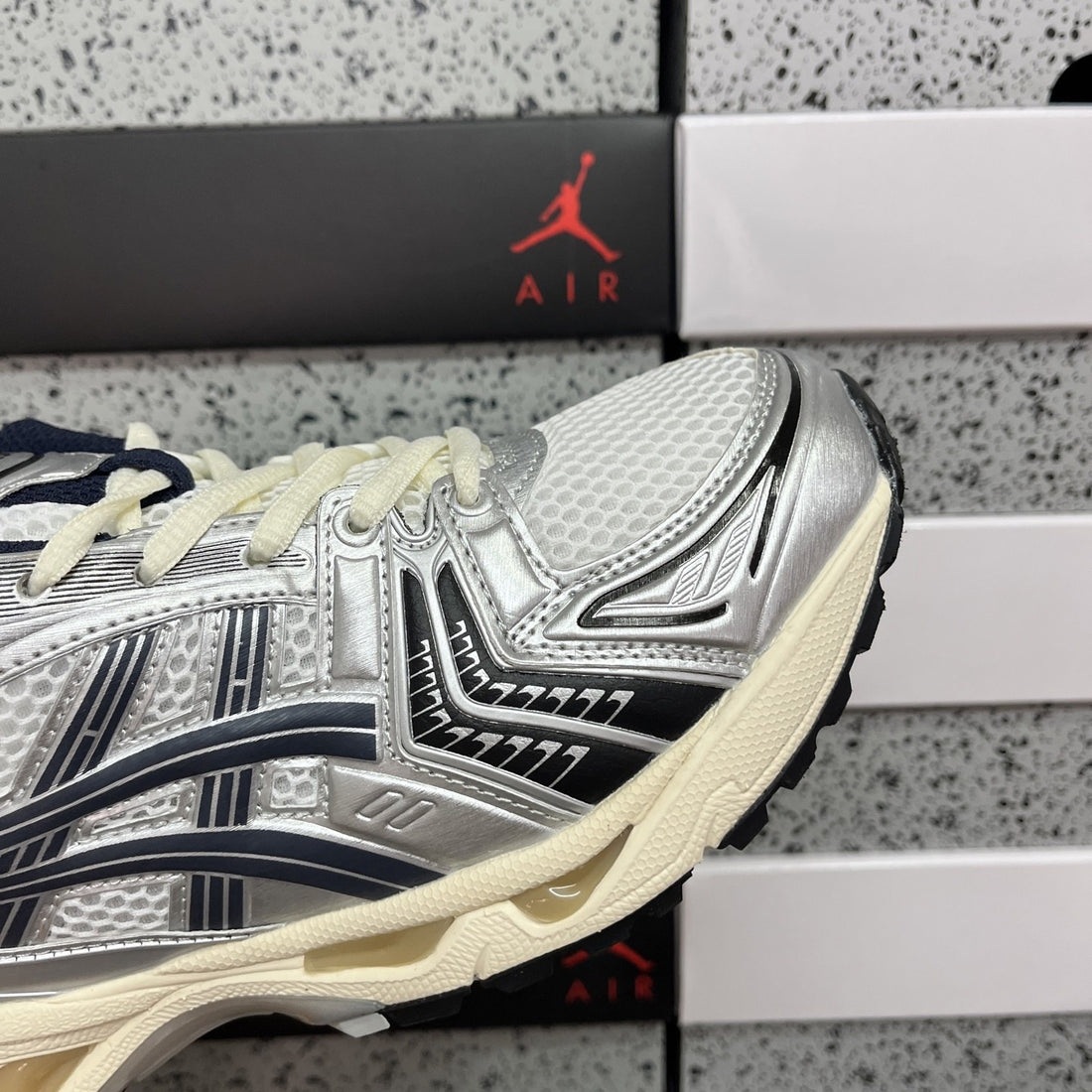 ASICS Gel-Kayano 14 White Black Blue
