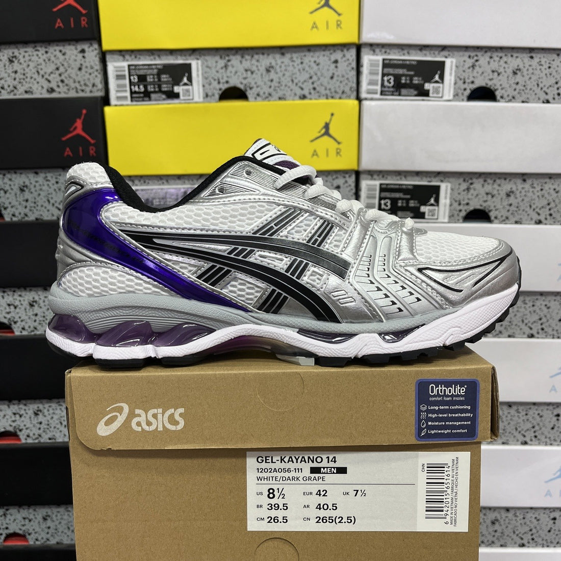 ASICS Gel-Kayano 14 White Dark Grape