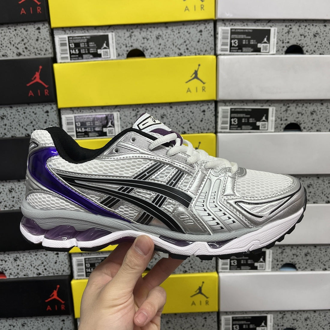 ASICS Gel-Kayano 14 White Dark Grape