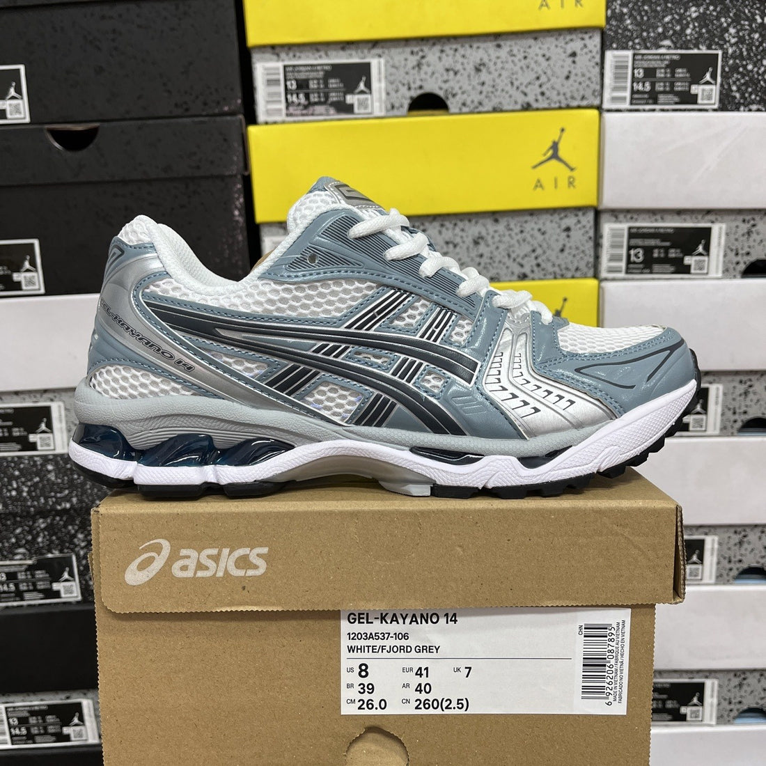 ASICS Gel-Kayano 14 White Fjord Grey