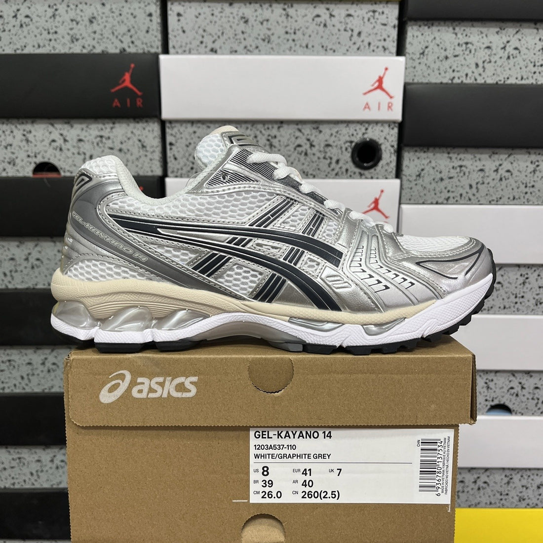 ASICS Gel-Kayano 14 White Graphite Grey