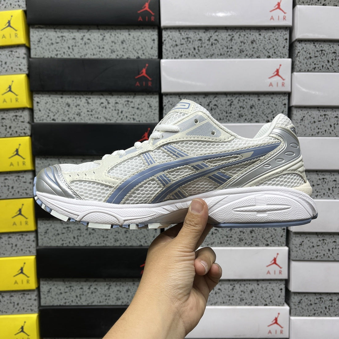 ASICS Gel-Kayano 14 White Light Navy