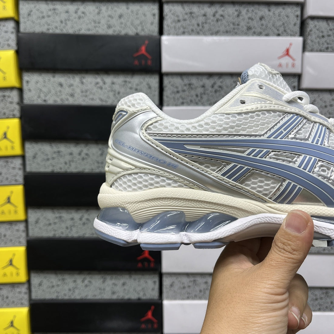 ASICS Gel-Kayano 14 White Light Navy