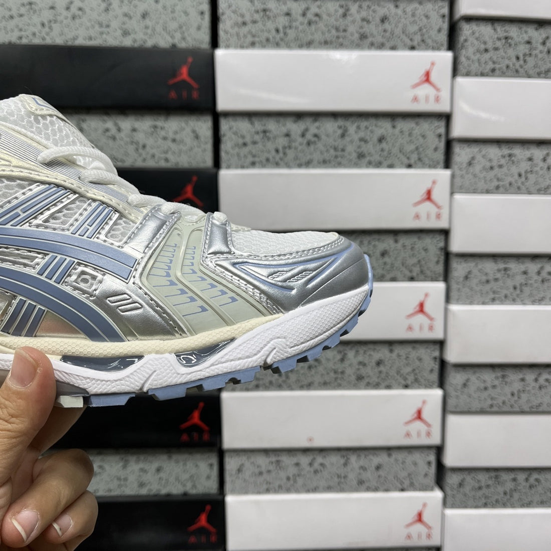 ASICS Gel-Kayano 14 White Light Navy