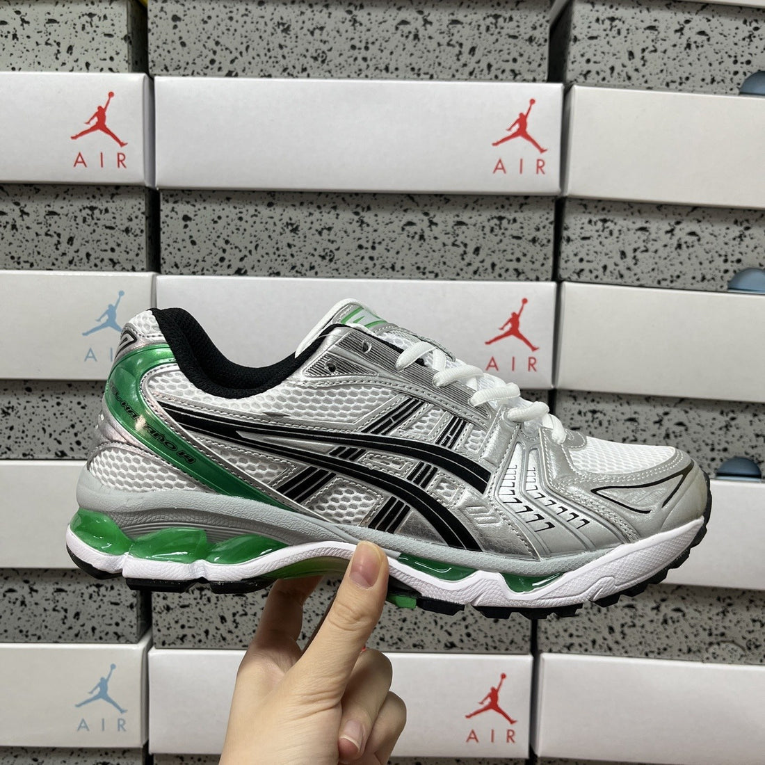 ASICS Gel-Kayano 14 White Malachite Green