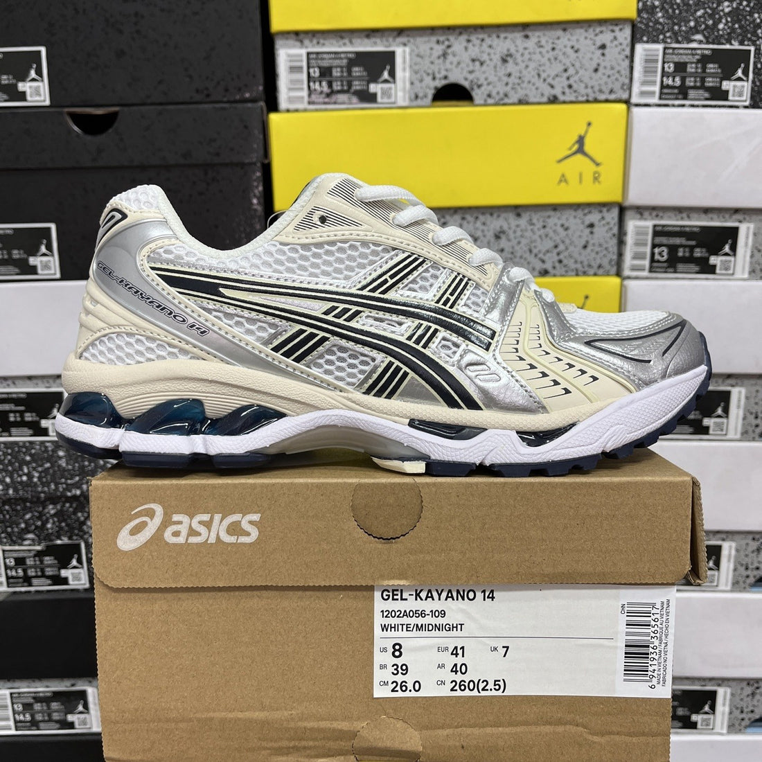 ASICS Gel-Kayano 14 White Midnight