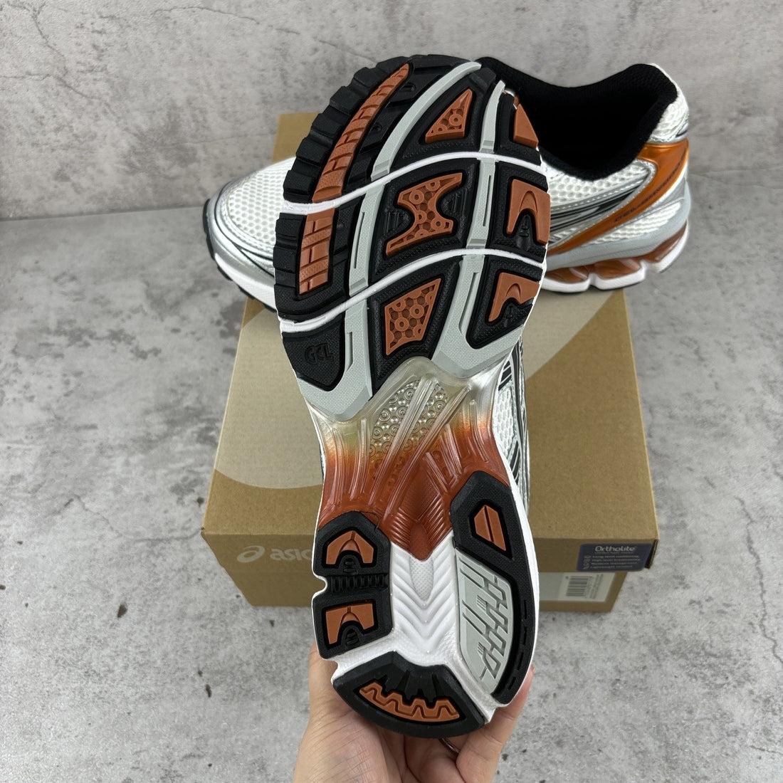 ASICS Gel-Kayano 14 White Orange