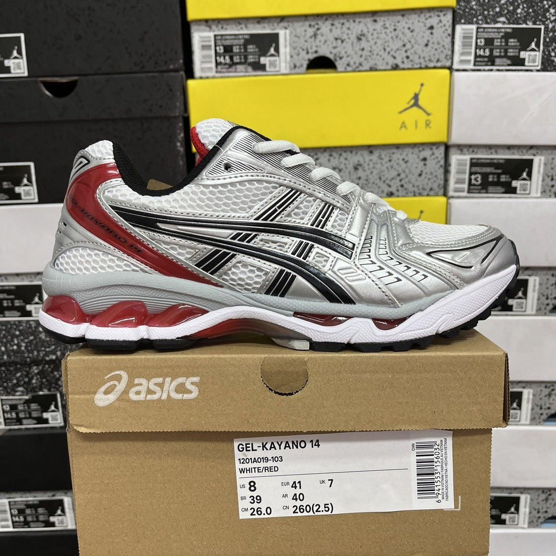 ASICS Gel-Kayano 14 White Red