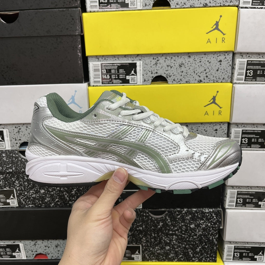 ASICS Gel-Kayano 14 White Silver Grey